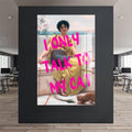 Artronauts Glass Print I Only Talk To My Cat - Tempered Glass Wall Art