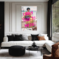 Artronauts Glass Print I Only Talk To My Cat - Tempered Glass Wall Art