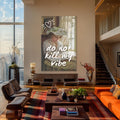 Artronauts Glass Print Do Not Kill My Vibe - Tempered Glass Wall Art
