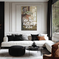 Artronauts Glass Print Do Not Kill My Vibe - Tempered Glass Wall Art