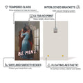 Artronauts Glass Print Be Mine - Tempered Glass Wall Art