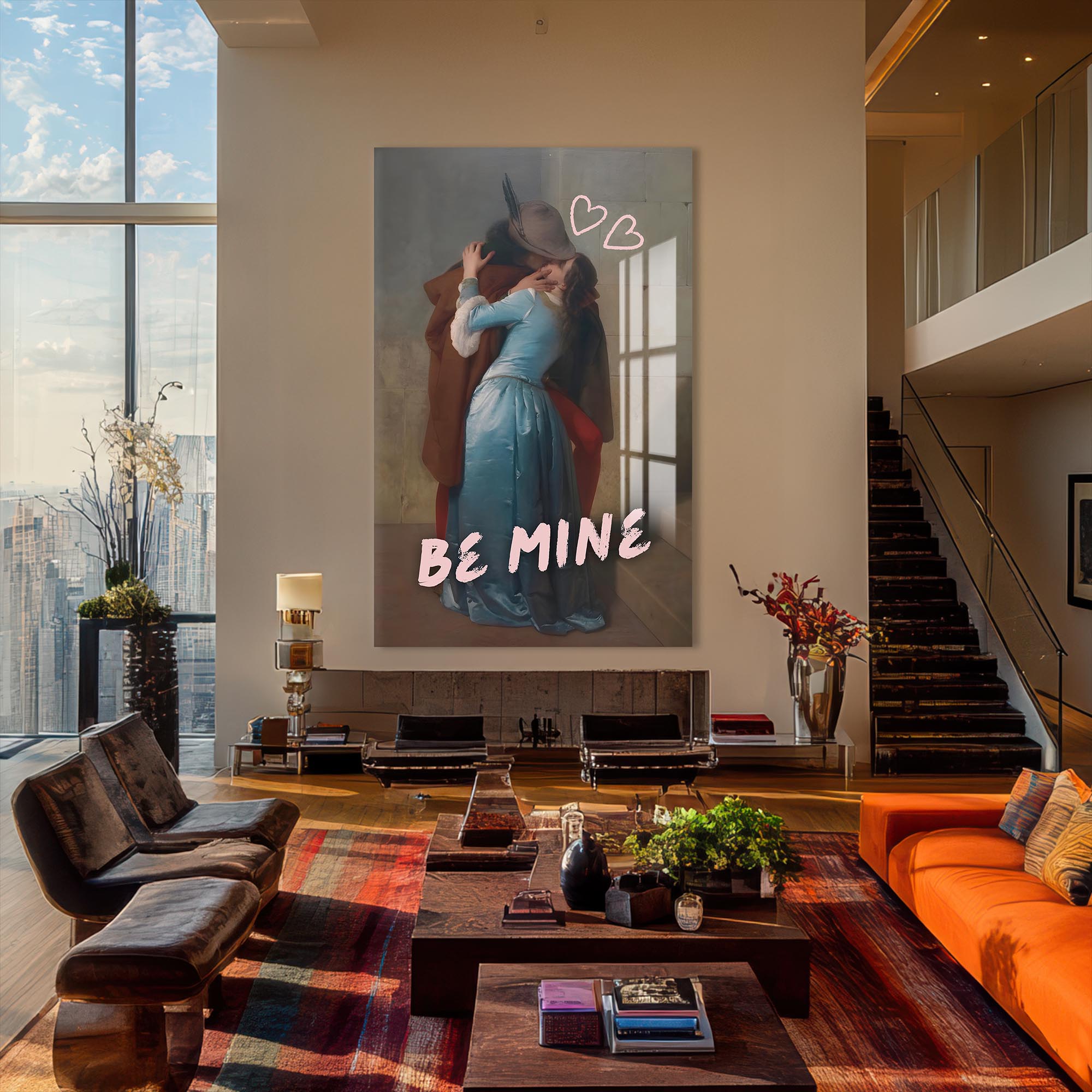 Artronauts Glass Print Be Mine - Tempered Glass Wall Art