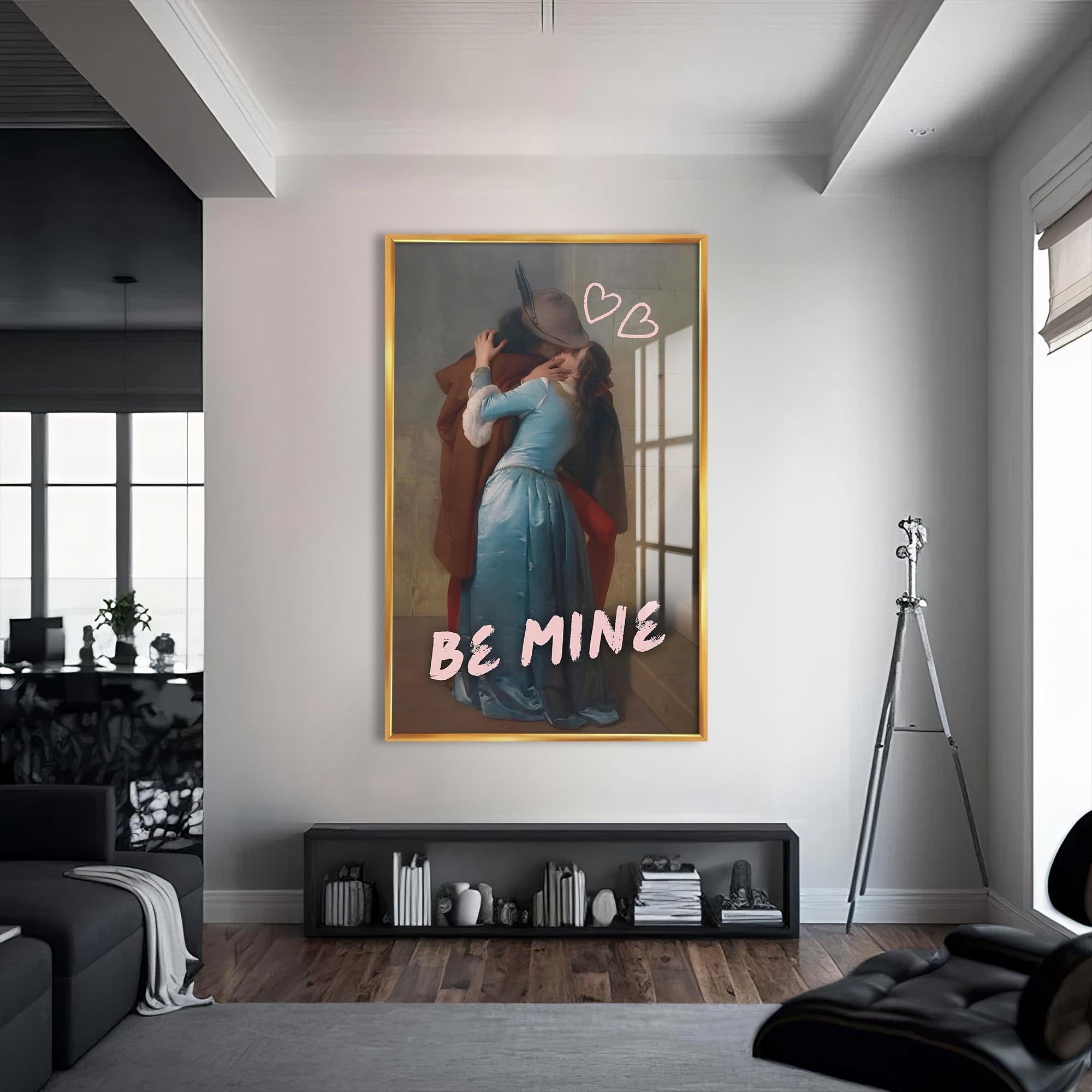 Artronauts Glass Print S | 72x46 cm | 28.3"x18.1" / Gold Be Mine - Tempered Glass Wall Art
