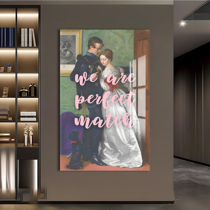 Artronauts Glass Print We Are Perfect - Tempered Glass Wall Art