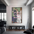 Artronauts Glass Print S | 72x46 cm | 28.3"x18.1" / Black We Are Perfect - Tempered Glass Wall Art