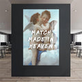 Artronauts Glass Print Match Made Heaven - Tempered Glass Wall Art