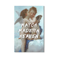 Artronauts Glass Print Match Made Heaven - Tempered Glass Wall Art