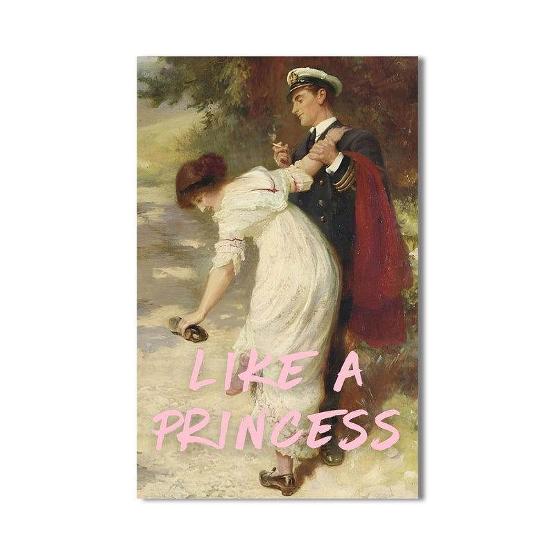 Artronauts Glass Print Like A Princess - Tempered Glass Wall Art