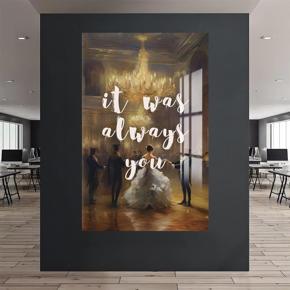 Artronauts Glass Print It Was Always - Tempered Glass Wall Art