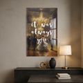 Artronauts Glass Print It Was Always - Tempered Glass Wall Art