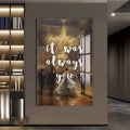 Artronauts Glass Print It Was Always - Tempered Glass Wall Art