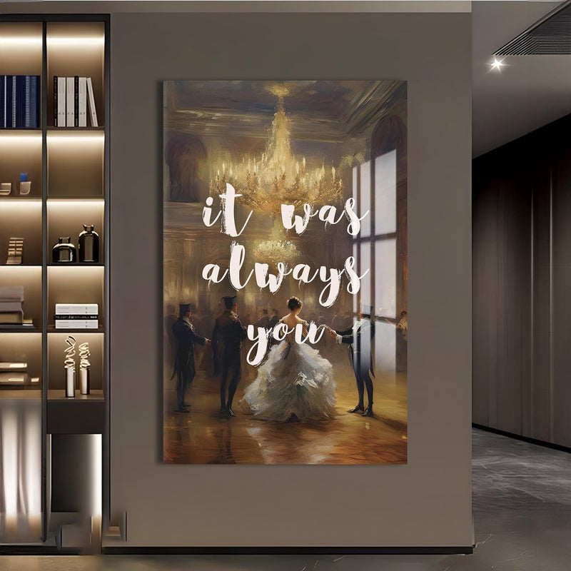 Artronauts Glass Print It Was Always - Tempered Glass Wall Art