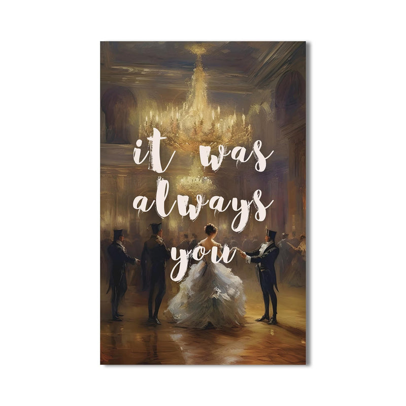 Artronauts Glass Print It Was Always - Tempered Glass Wall Art