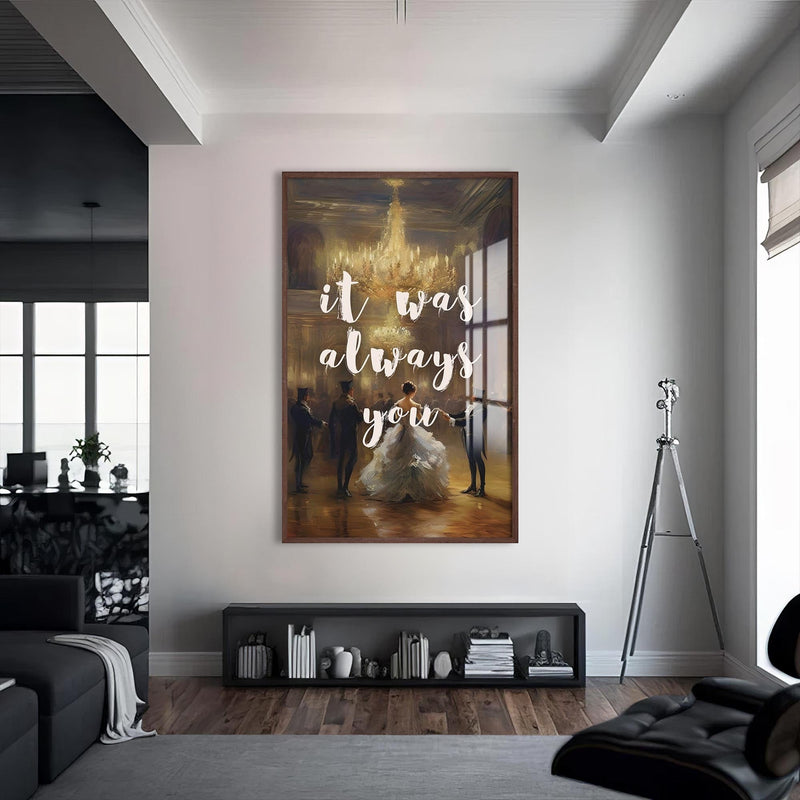 Artronauts Glass Print S | 72x46 cm | 28.3"x18.1" / Walnut It Was Always - Tempered Glass Wall Art