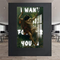 Artronauts Glass Print I Want Forever - Tempered Glass Wall Art