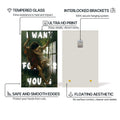 Artronauts Glass Print I Want Forever - Tempered Glass Wall Art