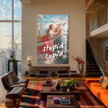 Artronauts Glass Print Stupid Cupid - Tempered Glass Wall Art