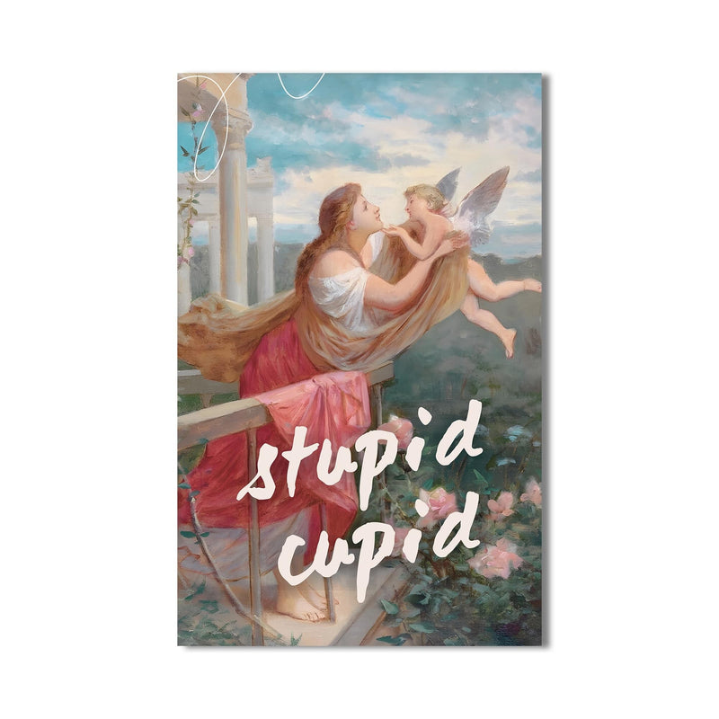 Artronauts Glass Print Stupid Cupid - Tempered Glass Wall Art