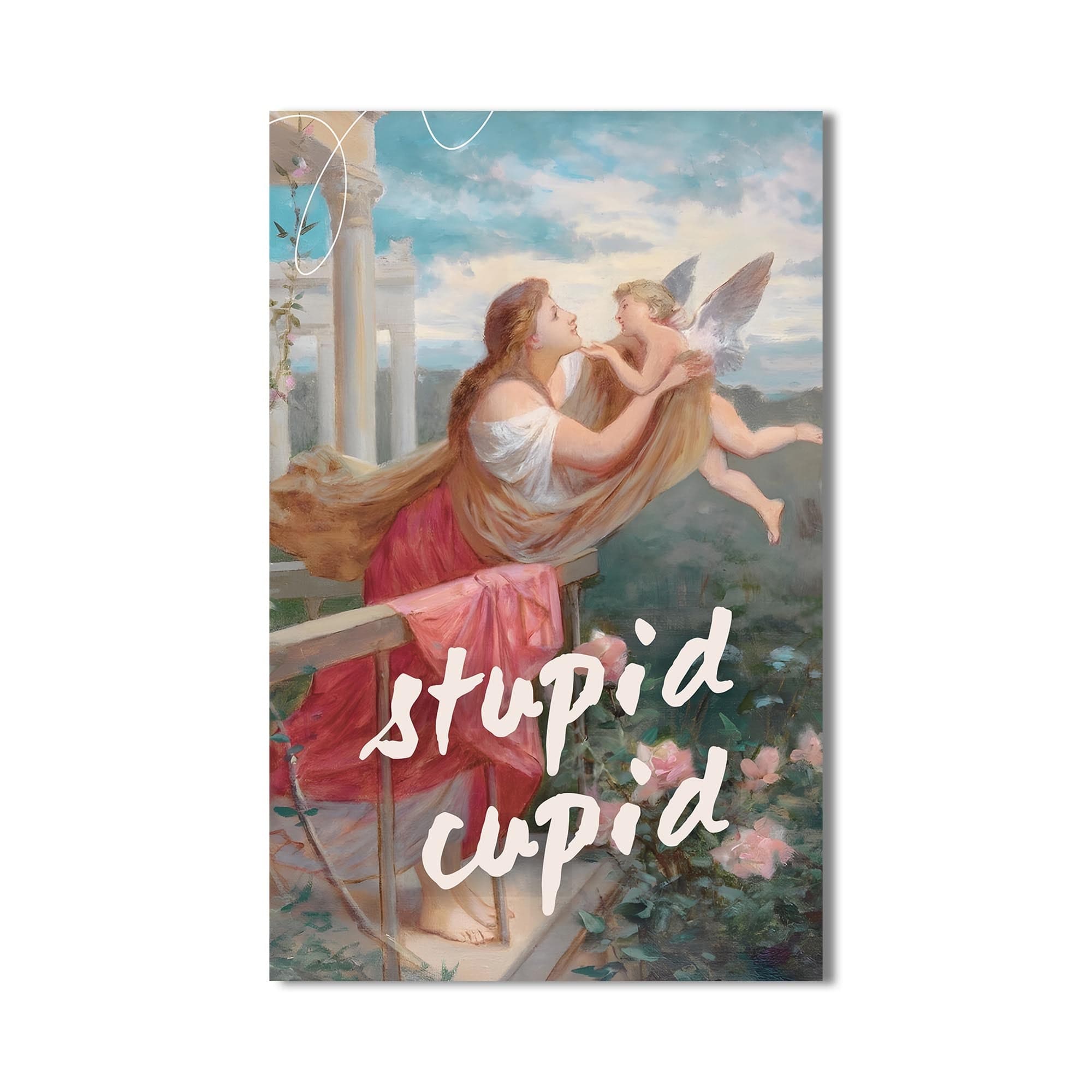 Artronauts Glass Print Stupid Cupid - Tempered Glass Wall Art