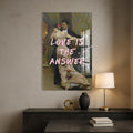 Artronauts Glass Print Love Is The Answer - Tempered Glass Wall Art