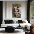 Artronauts Glass Print Love Is The Answer - Tempered Glass Wall Art
