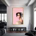 Artronauts Glass Print S | 72x46 cm | 28.3"x18.1" / Gold Kiss Me Again - Tempered Glass Wall Art