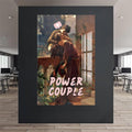 Artronauts Glass Print Power Couple - Tempered Glass Wall Art