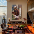 Artronauts Glass Print Power Couple - Tempered Glass Wall Art