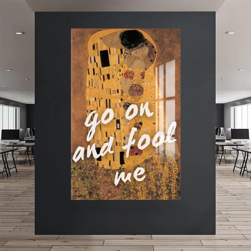 Artronauts Glass Print Go On Look Me - Tempered Glass Wall Art