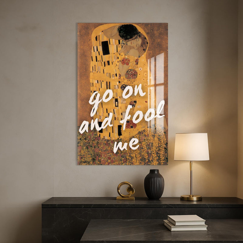 Artronauts Glass Print Go On Look Me - Tempered Glass Wall Art