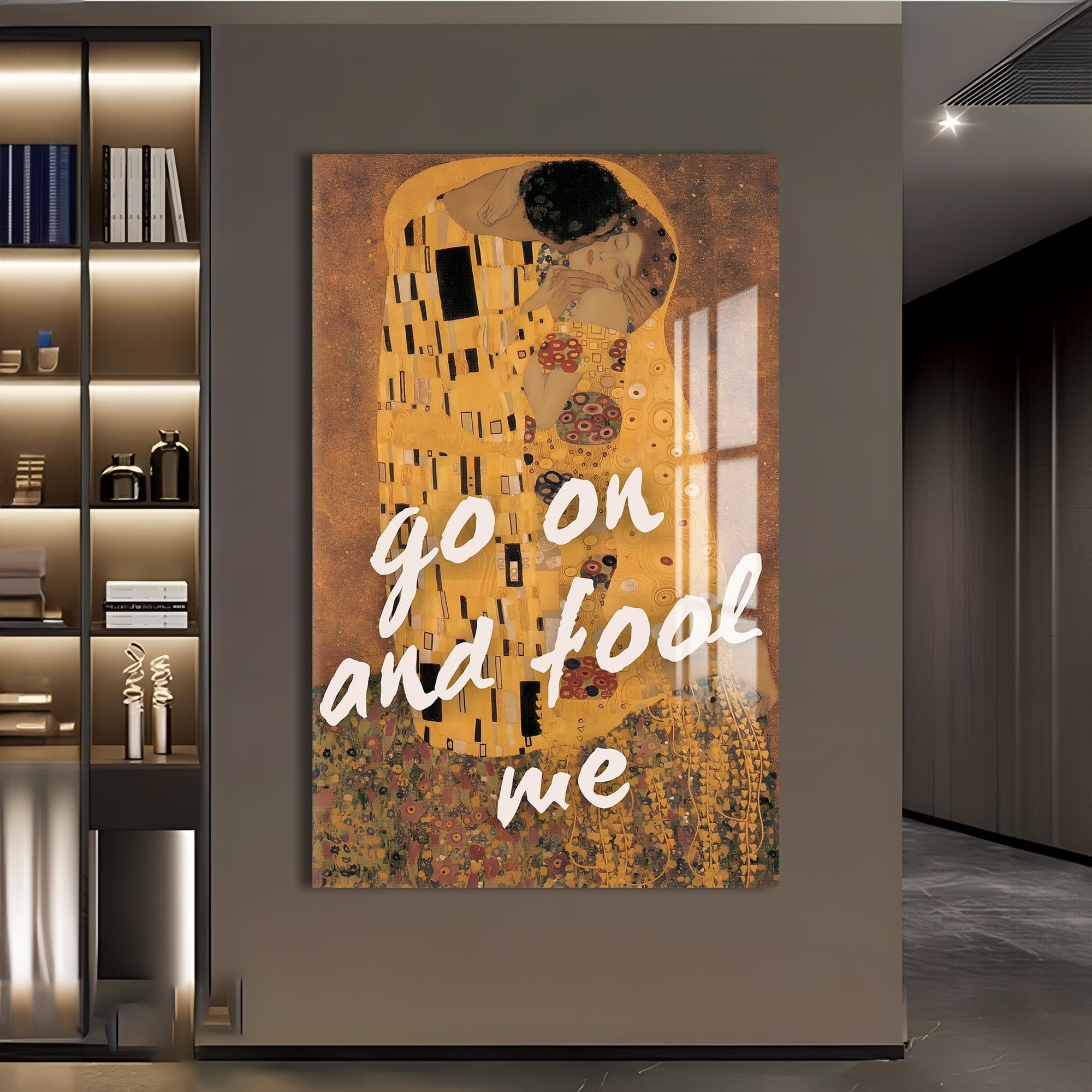 Artronauts Glass Print Go On Look Me - Tempered Glass Wall Art
