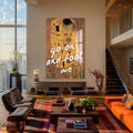 Artronauts Glass Print Go On Look Me - Tempered Glass Wall Art