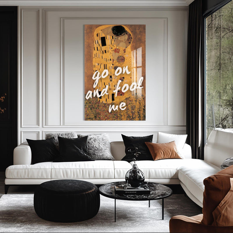 Artronauts Glass Print Go On Look Me - Tempered Glass Wall Art