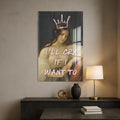 Artronauts Glass Print I’ll Cry If I Want To - Tempered Glass Wall Art