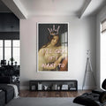Artronauts Glass Print S | 72x46 cm | 28.3"x18.1" / White I’ll Cry If I Want To - Tempered Glass Wall Art