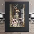 Artronauts Glass Print Love Me Love Me - Tempered Glass Wall Art