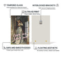 Artronauts Glass Print Love Me Love Me - Tempered Glass Wall Art