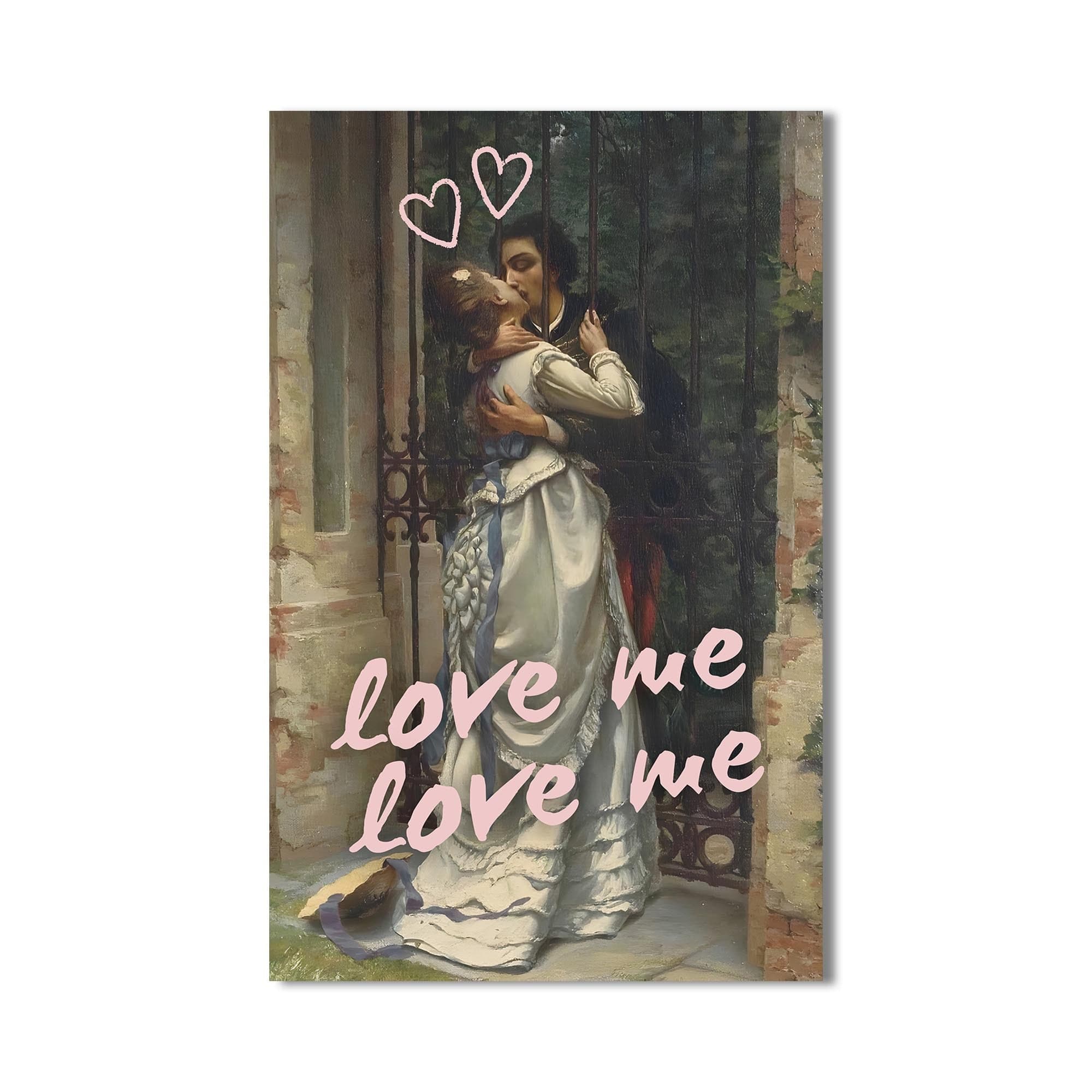 Artronauts Glass Print Love Me Love Me - Tempered Glass Wall Art