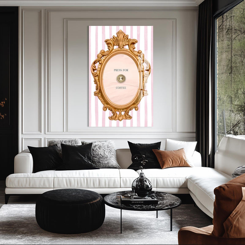 Artronauts Glass Print Press For Coffee - Tempered Glass Wall Art