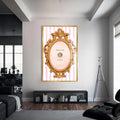 Artronauts Glass Print S | 72x46 cm | 28.3"x18.1" / Gold Press For Coffee - Tempered Glass Wall Art
