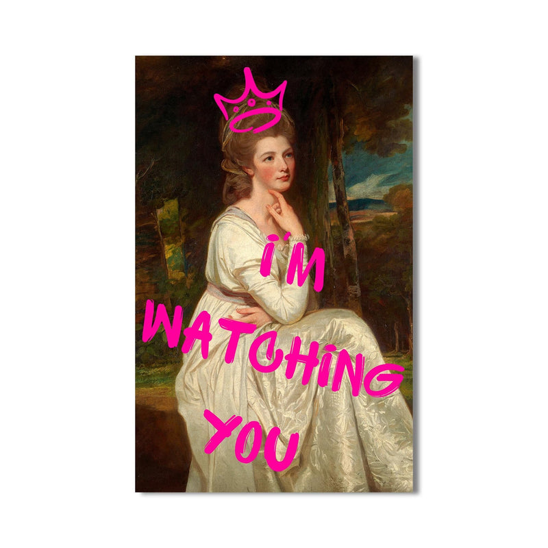 Artronauts Glass Print I’m Watching You - Tempered Glass Wall Art
