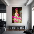 Artronauts Glass Print S | 72x46 cm | 28.3"x18.1" / Black I’m Watching You - Tempered Glass Wall Art