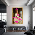 Artronauts Glass Print S | 72x46 cm | 28.3"x18.1" / Gold I’m Watching You - Tempered Glass Wall Art