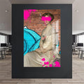 Artronauts Glass Print Graffiti Muse - Tempered Glass Wall Art