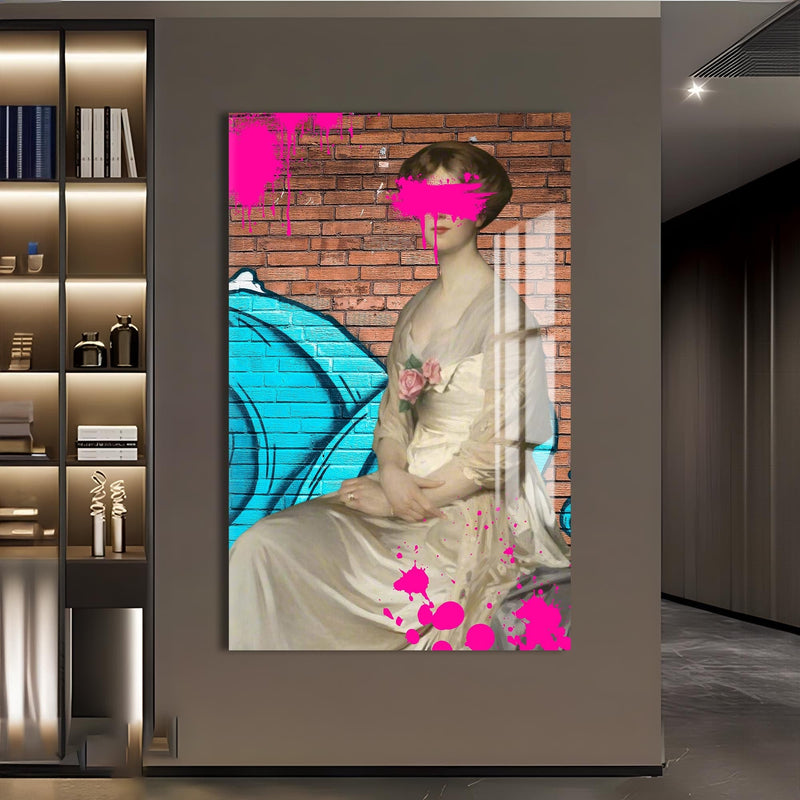 Artronauts Glass Print Graffiti Muse - Tempered Glass Wall Art