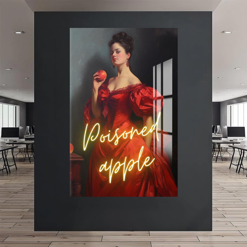 Artronauts Glass Print Poisoned Apple - Tempered Glass Wall Art