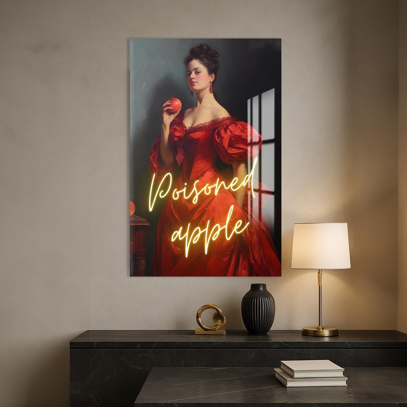 Artronauts Glass Print Poisoned Apple - Tempered Glass Wall Art