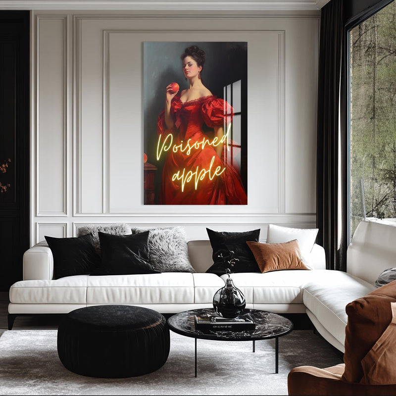 Artronauts Glass Print Poisoned Apple - Tempered Glass Wall Art