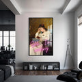 Artronauts Glass Print S | 72x46 cm | 28.3"x18.1" / Black Shh… I’m Reading - Tempered Glass Wall Art