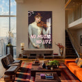 Artronauts Glass Print No Music No Life - Tempered Glass Wall Art